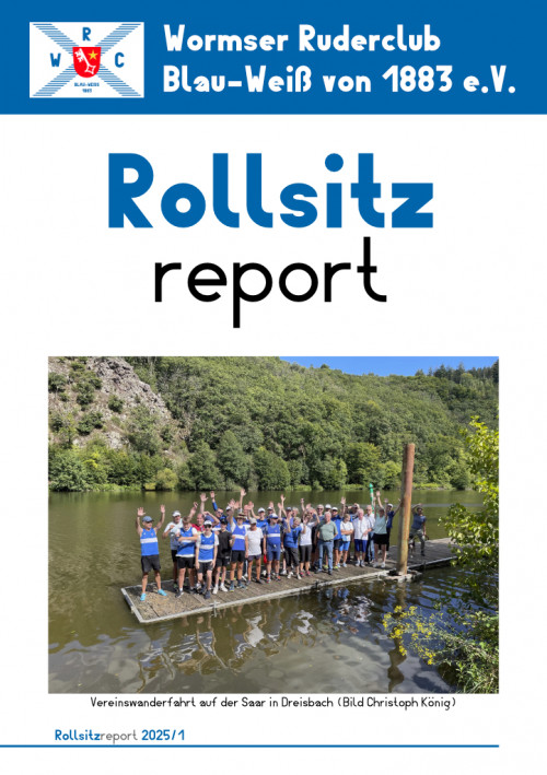 Titelseite Rollsitz - Vereinswanderfahrt auf der Saar in Dreisbach