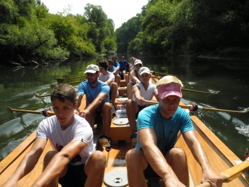 Kirchboot im Ketscher Altrhein